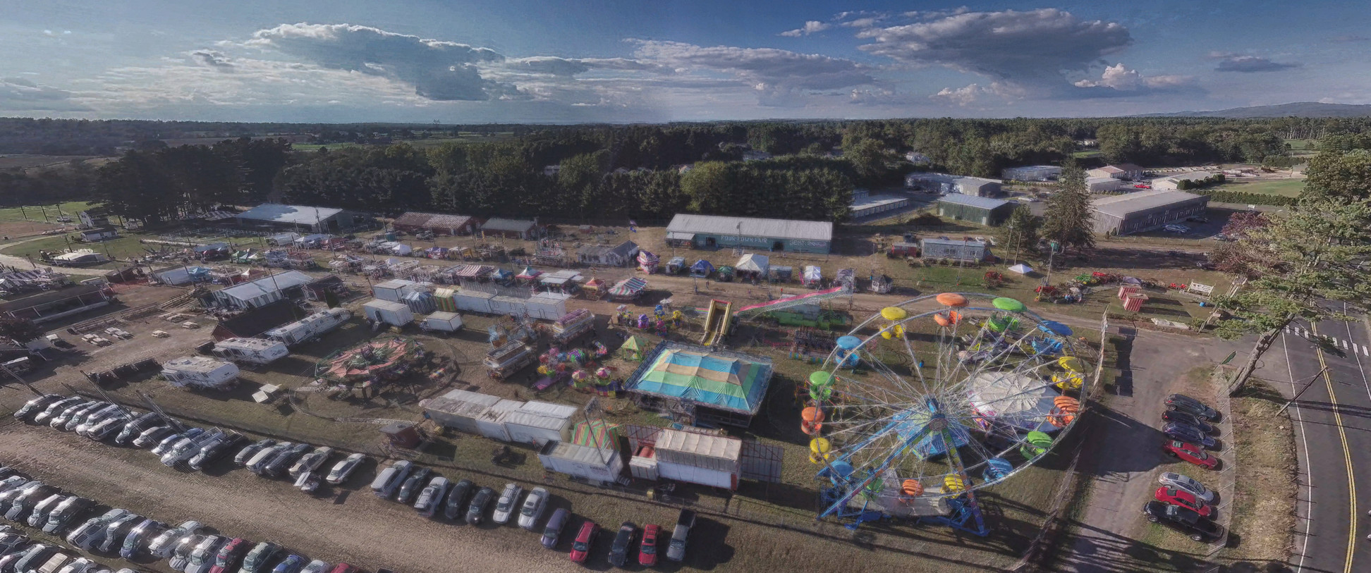 Four Town Fair Somers, CT Drone Services Aerial Photography